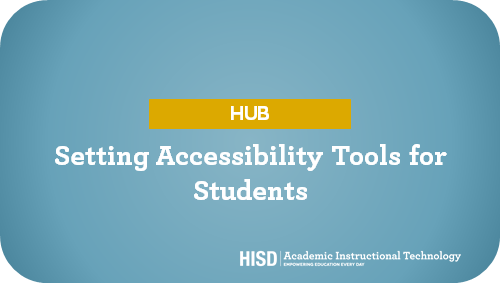 Accessibility Students